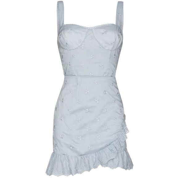 Reformation Ives Dress in Mineral Wrap Floral Size 4 - Picture 3 of 8